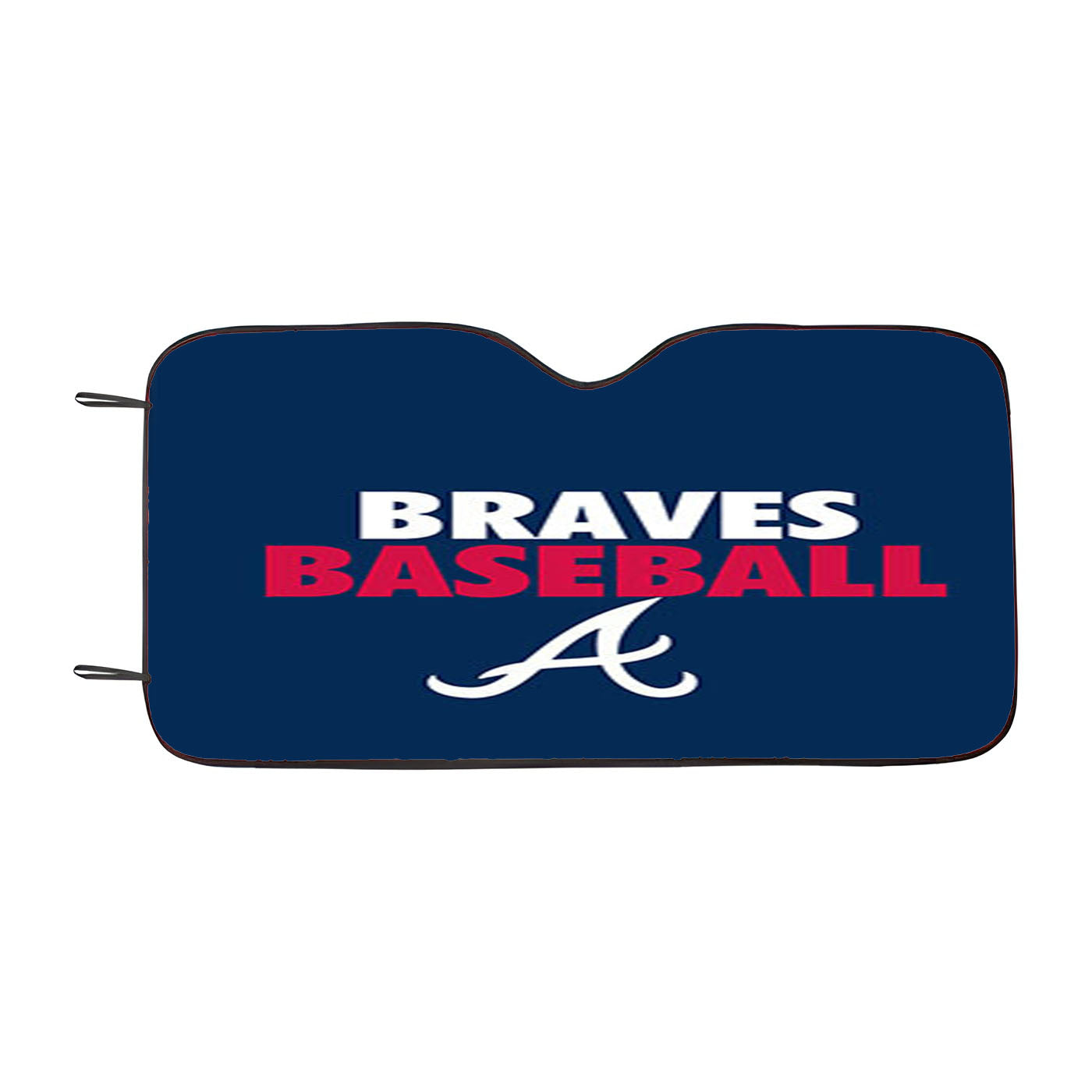 Braves Baseball Car Auto Sun Shade Windshield Cover
