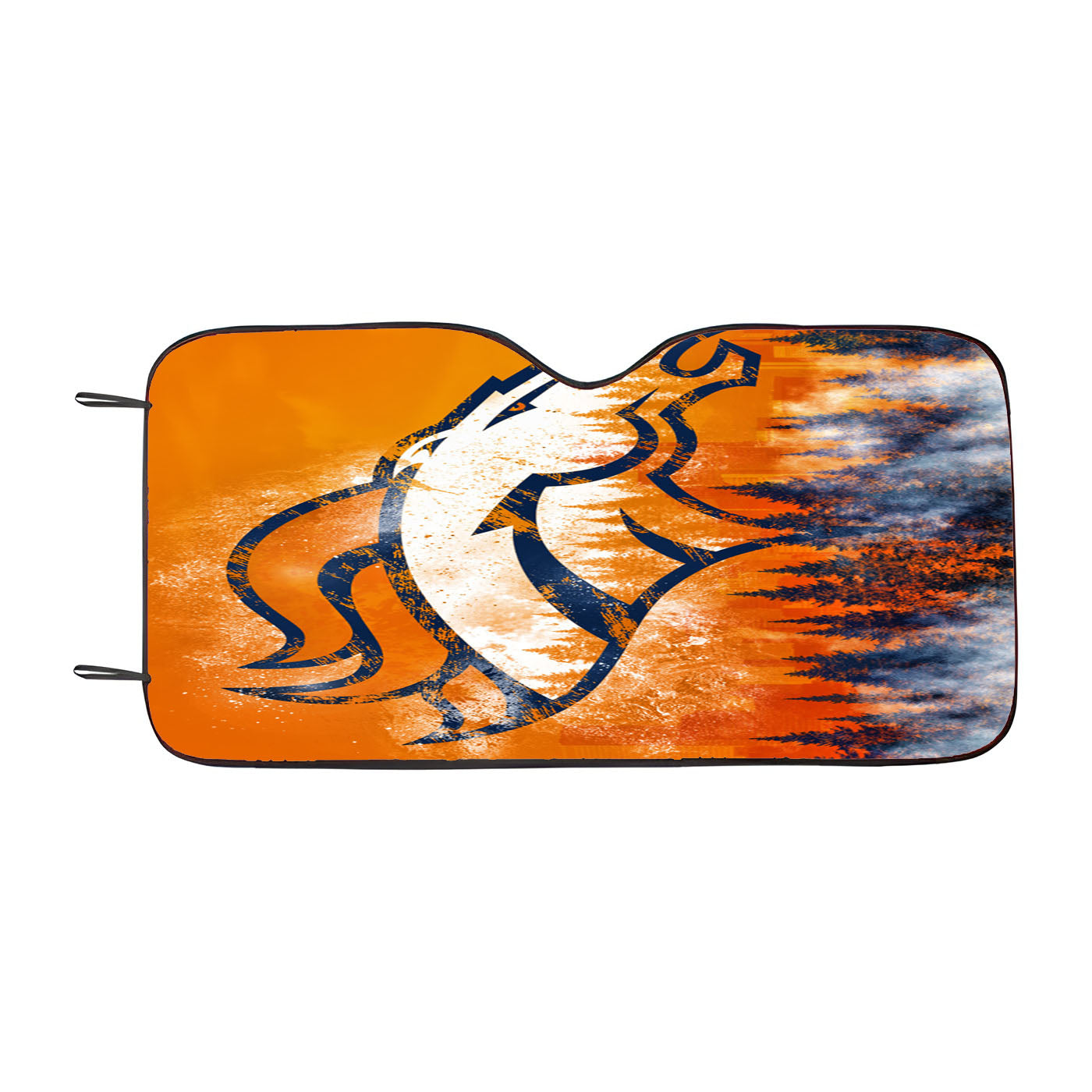 Broncos Denver Christm Car Auto Sun Shade Windshield Cover