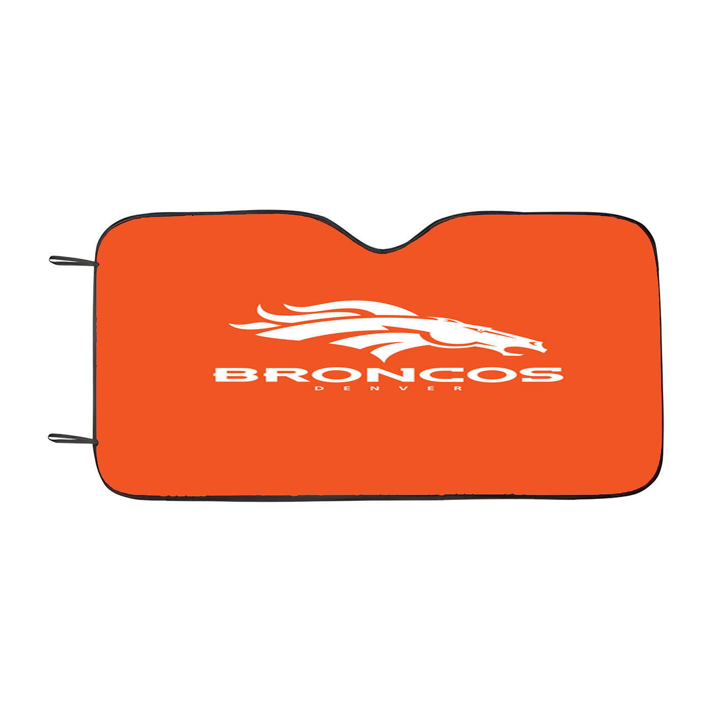 Broncos Denver White Car Auto Sun Shade Windshield Cover
