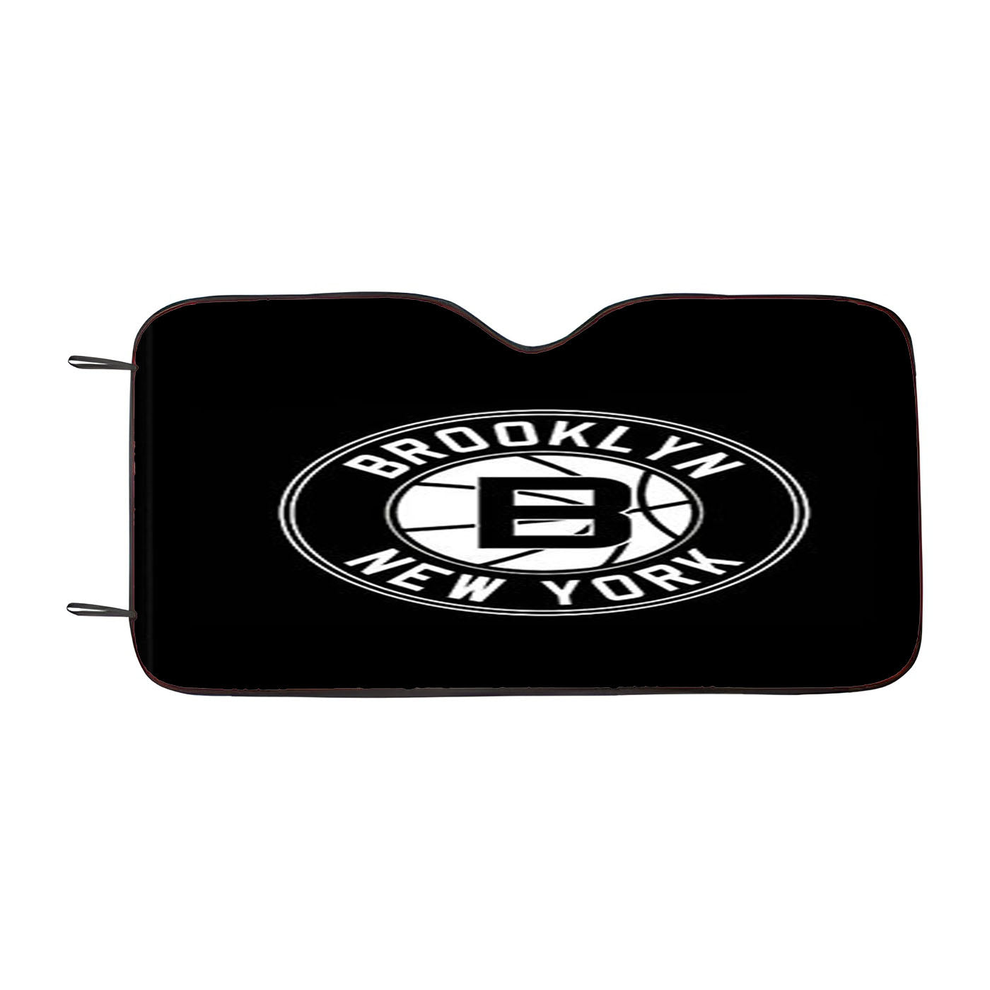 Brooklyn Black Nets Car Auto Sun Shade Windshield Cover