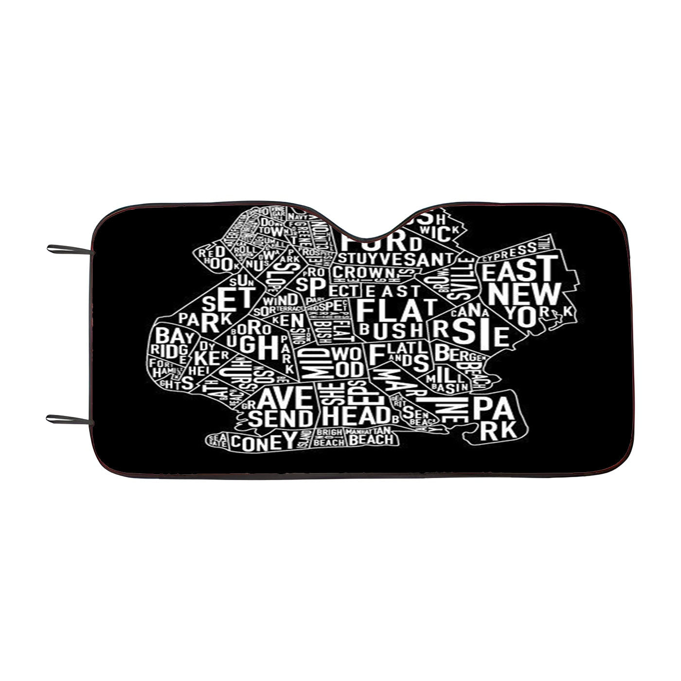 Brooklyn City Car Auto Sun Shade Windshield Cover