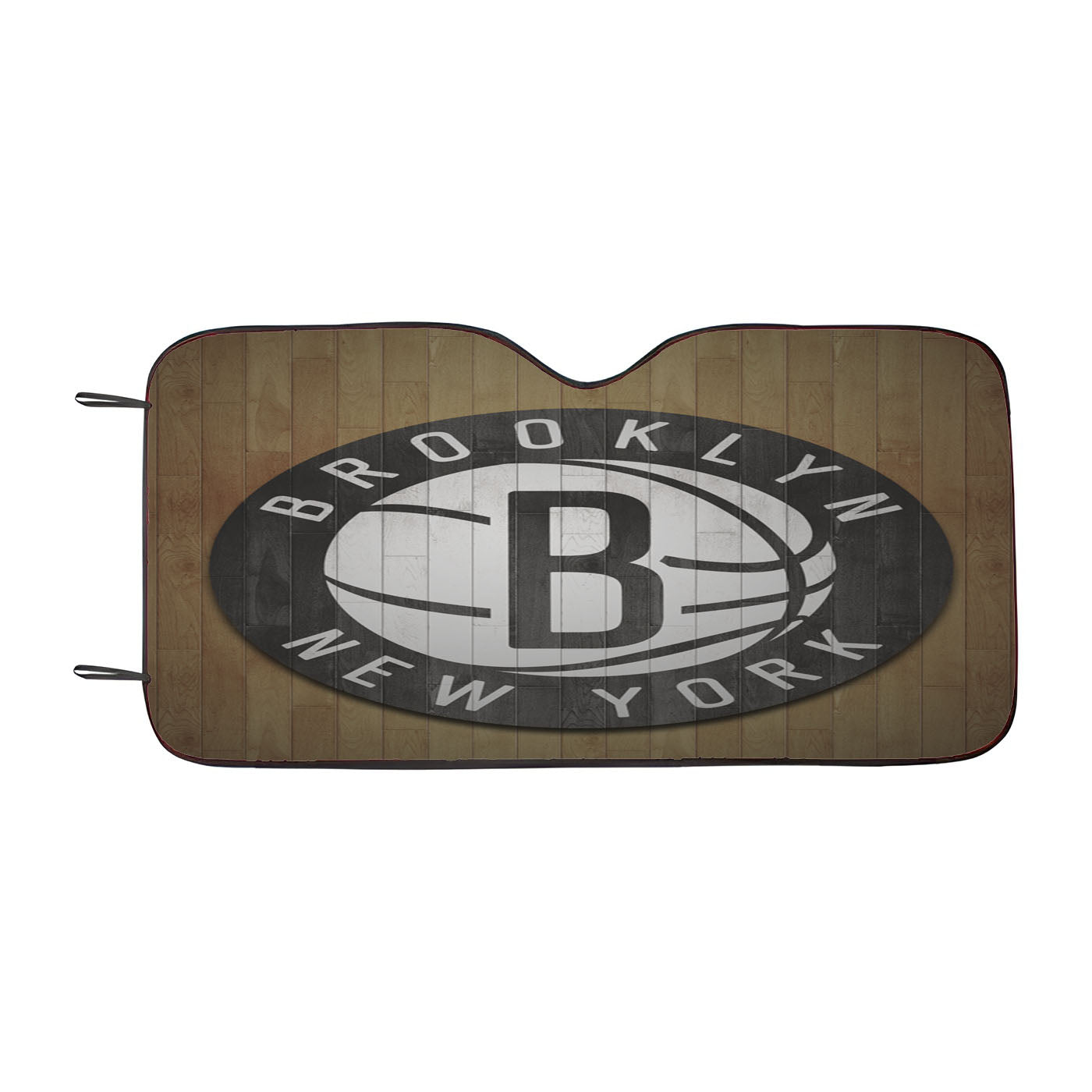 Brooklyn Nets Hardwood Car Auto Sun Shade Windshield Cover