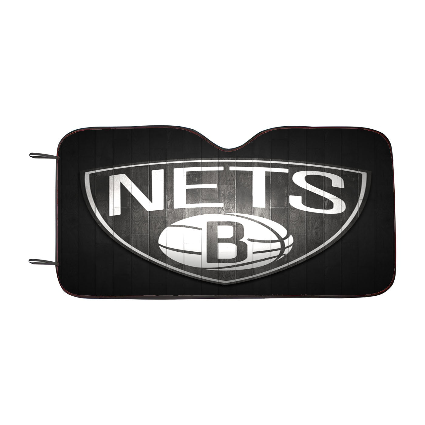 Brooklyn Nets Hardwood 2 Car Auto Sun Shade Windshield Cover