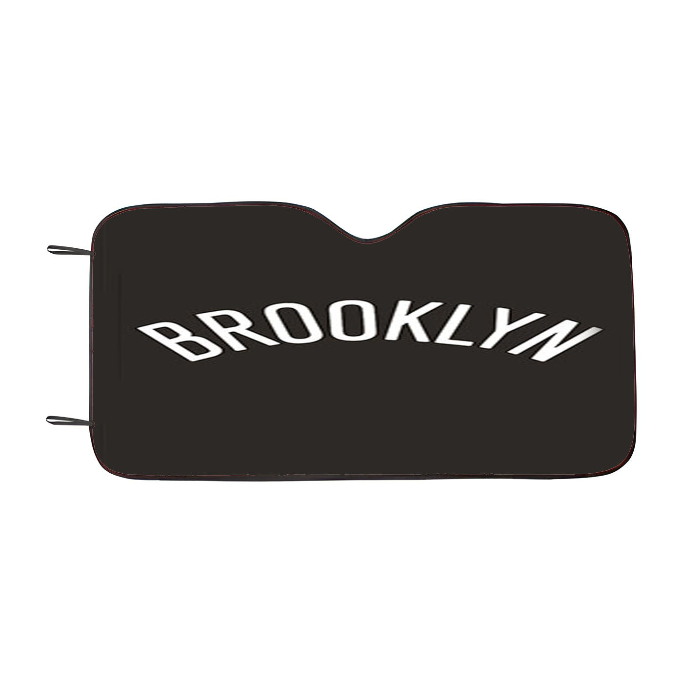 Brown Brooklyn Car Auto Sun Shade Windshield Cover