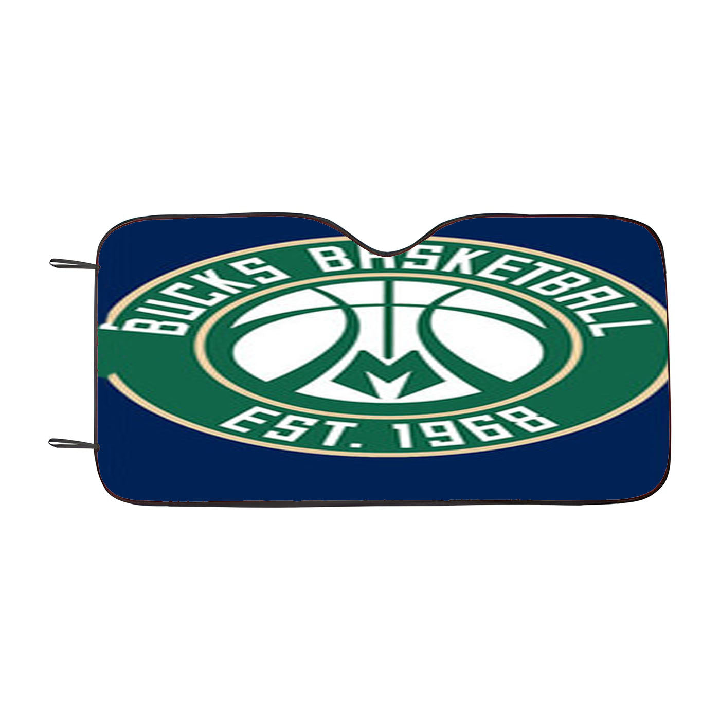 Bucks Basketball Logo Blue Car Auto Sun Shade Windshield Cover