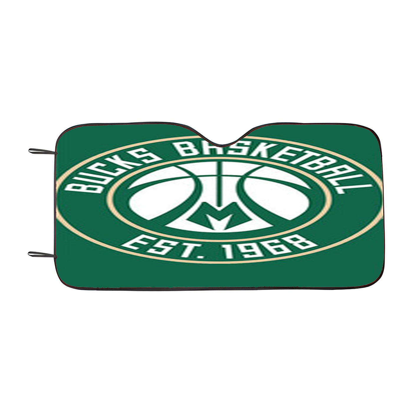 Bucks Basketball Logo Green Car Auto Sun Shade Windshield Cover