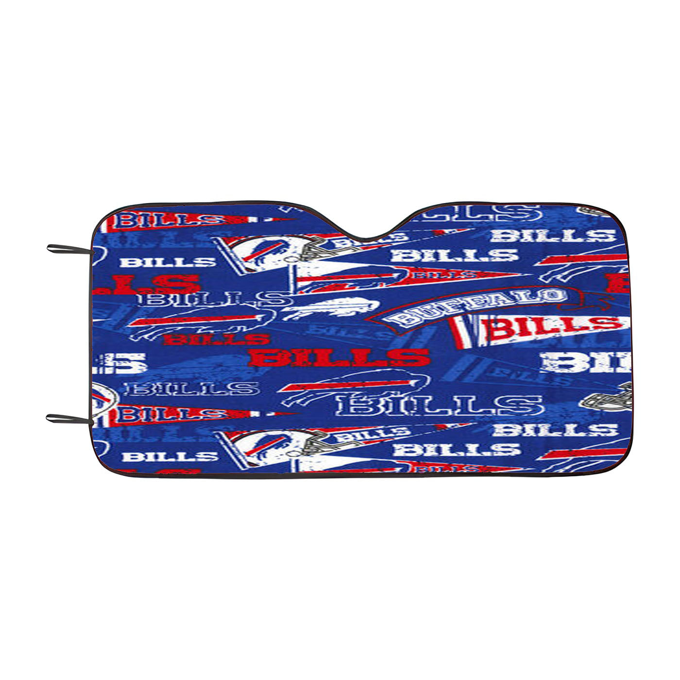 Buffalo Bills Logo Doodle Car Auto Sun Shade Windshield Cover