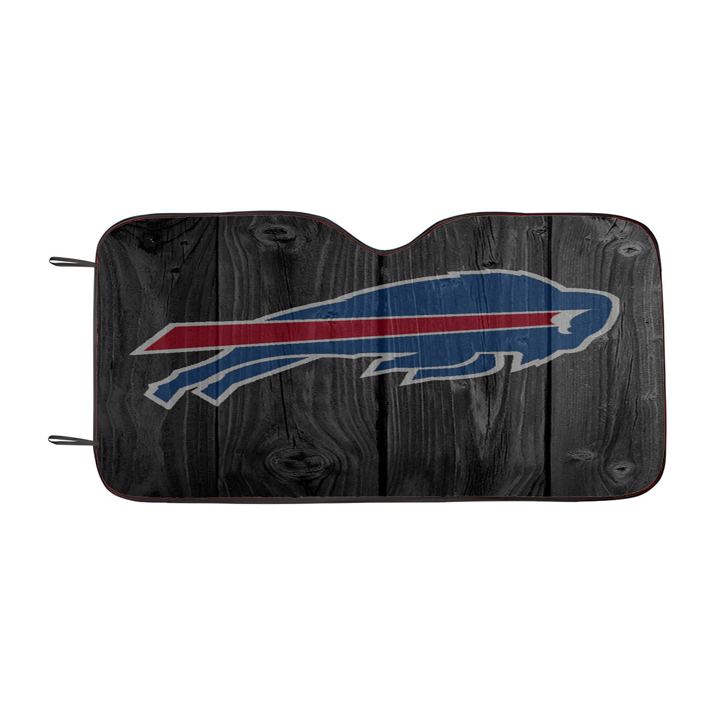 Buffalo Bills Nfl Logo Dark Wood Wallpaper Car Auto Sun Shade Windshield Cover