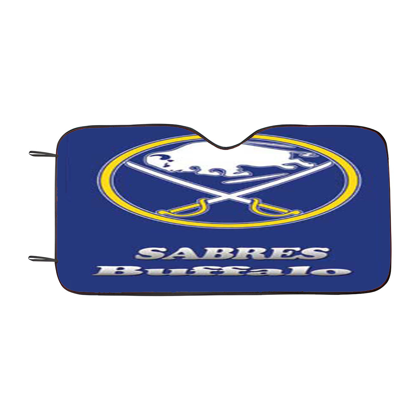 Buffalo Sabres Logo On Blue Car Auto Sun Shade Windshield Cover