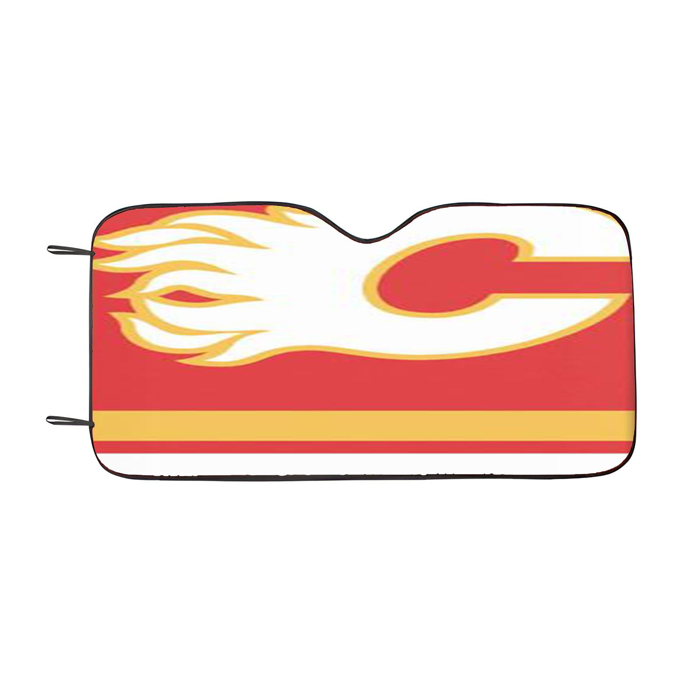 Calgary Flames Nhl Logo Car Auto Sun Shade Windshield Cover