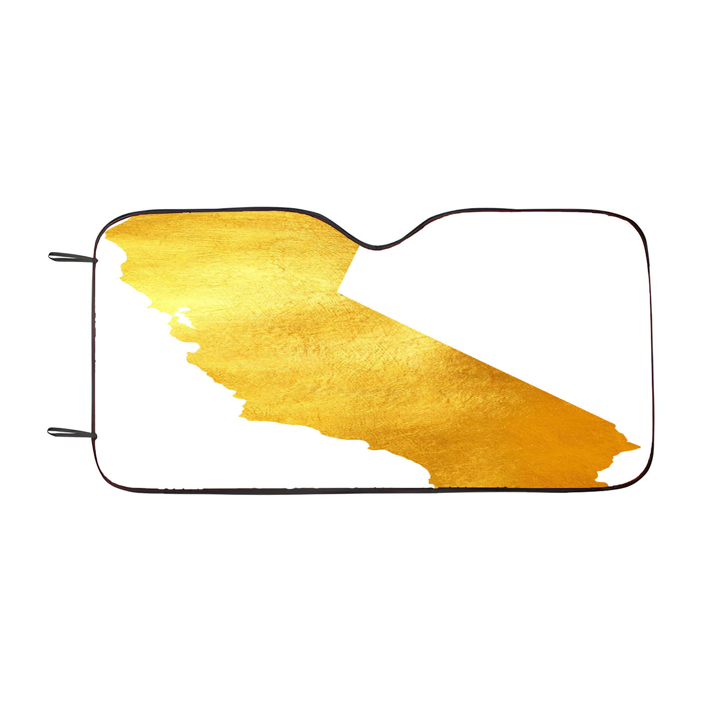 California Golden State Map Car Auto Sun Shade Windshield Cover