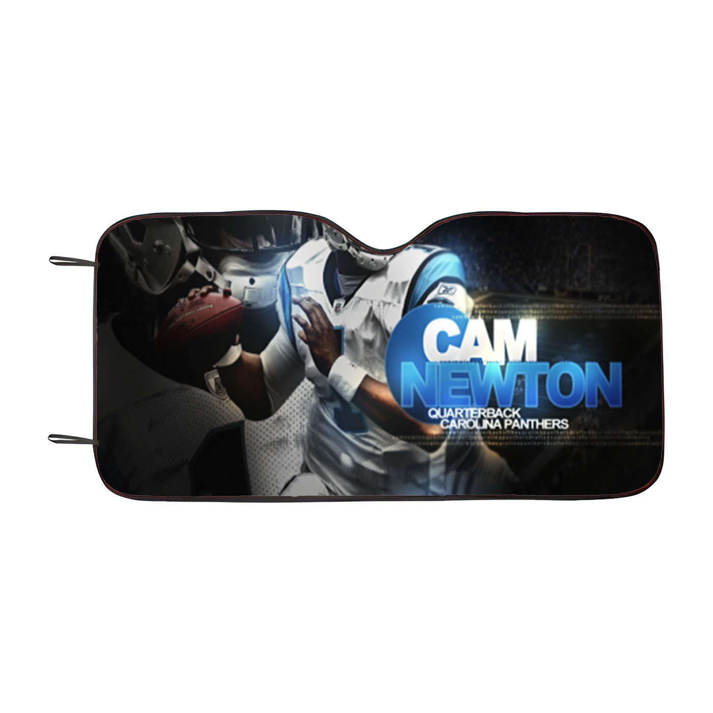Cam Newton Carolina Panthers 2 Car Auto Sun Shade Windshield Cover