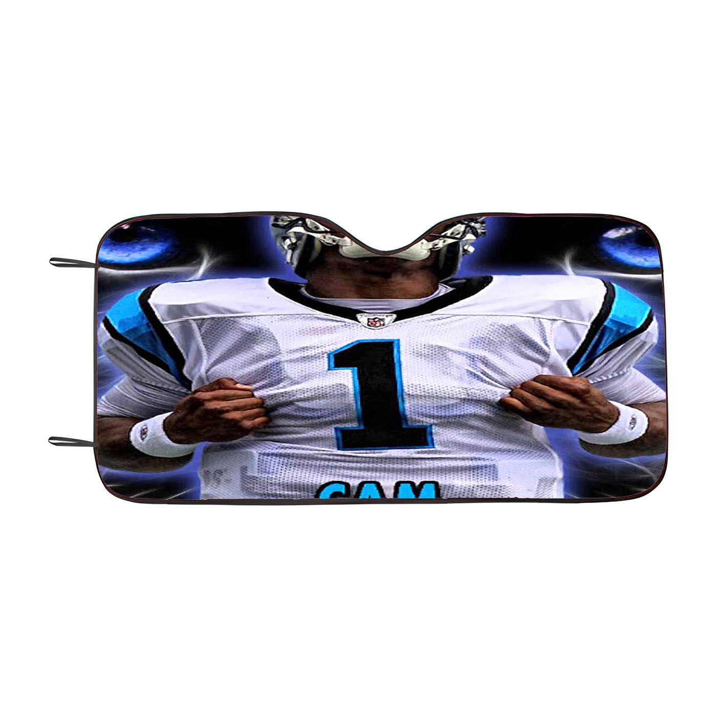 Cam Newton Panthers Eyes Car Auto Sun Shade Windshield Cover