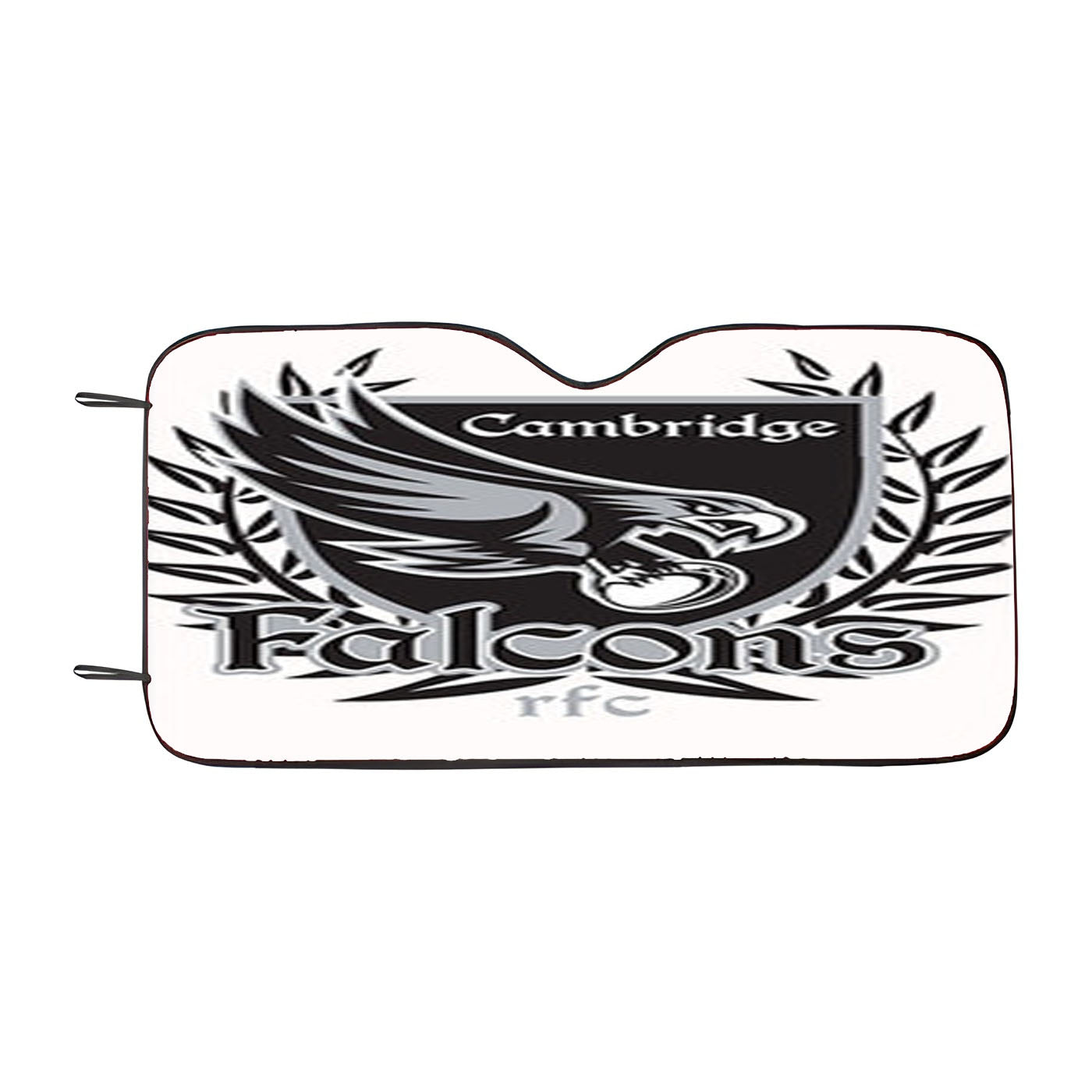 Cambridge Falcons Logo Car Auto Sun Shade Windshield Cover