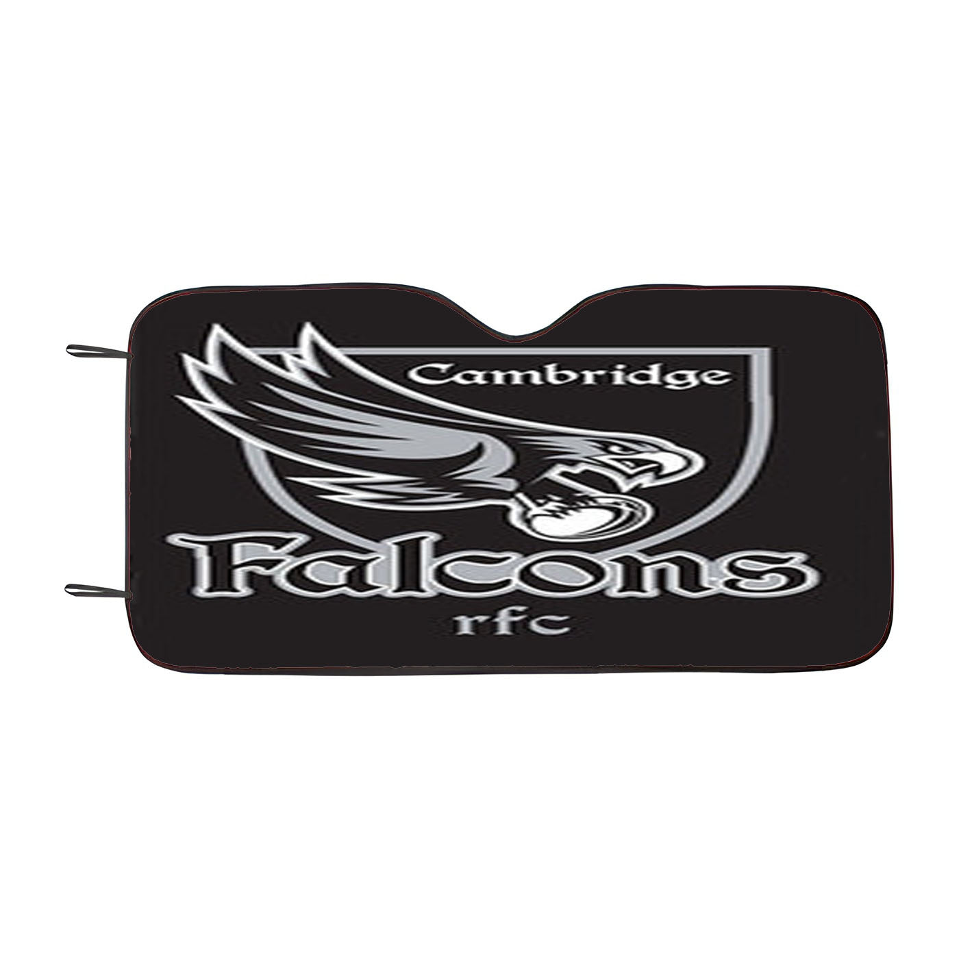 Cambridge Falcons Logo Grey Car Auto Sun Shade Windshield Cover