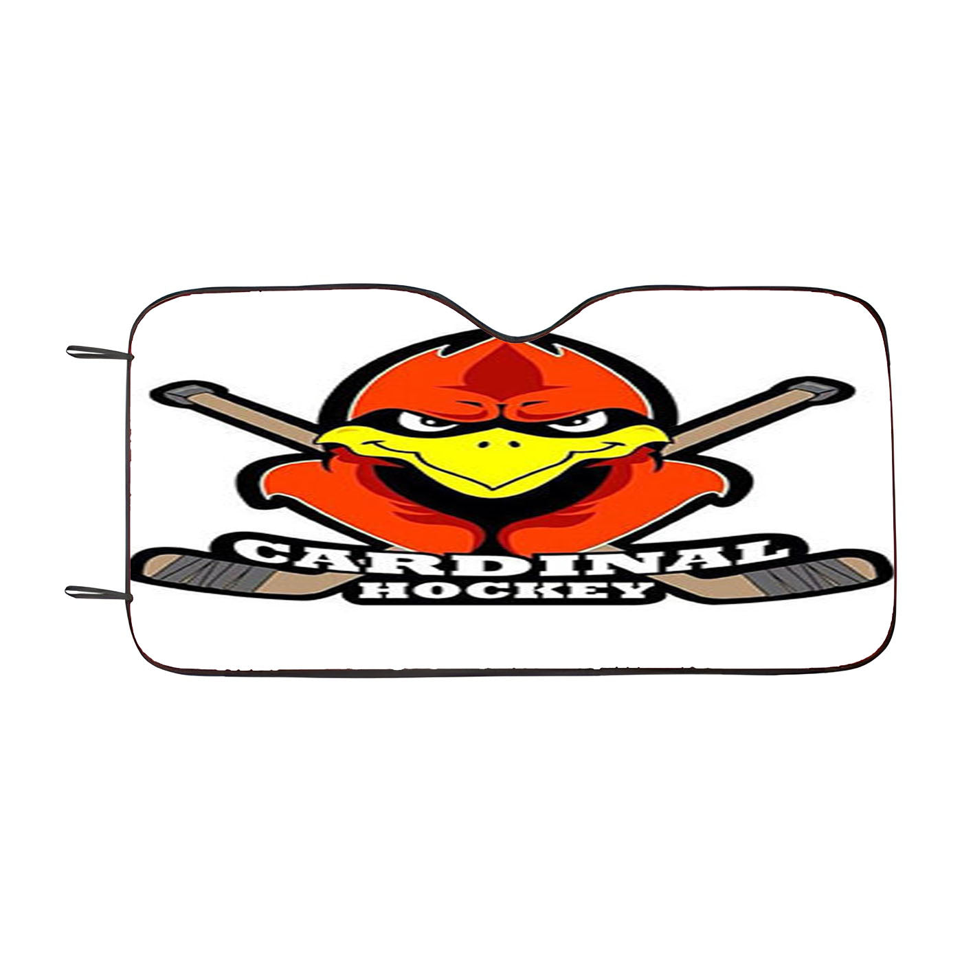 Cardinal Hockey Car Auto Sun Shade Windshield Cover