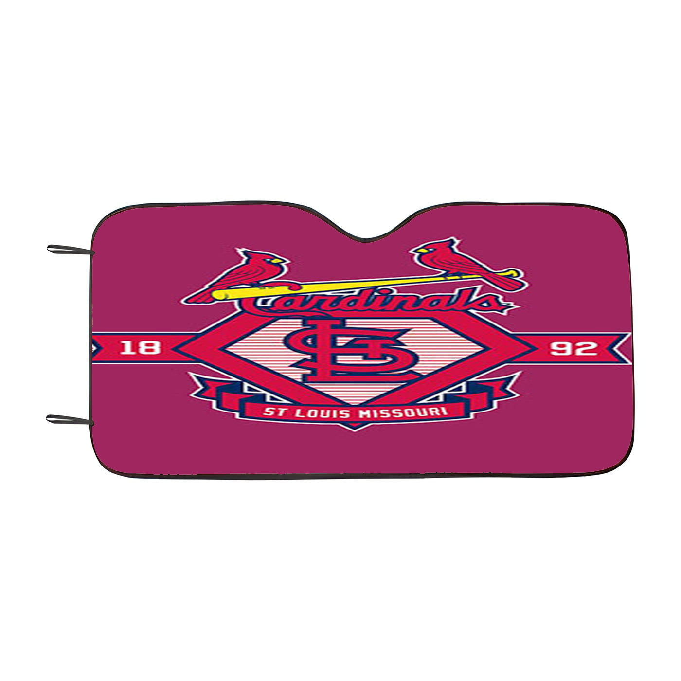 Cardinals Pink Car Auto Sun Shade Windshield Cover
