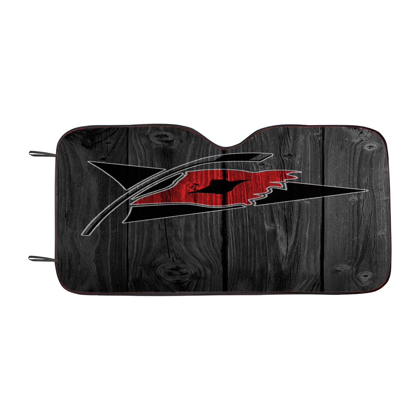 Carolina Hurricanes Nhl Logo Dark Wood Wallpaper Car Auto Sun Shade Windshield Cover