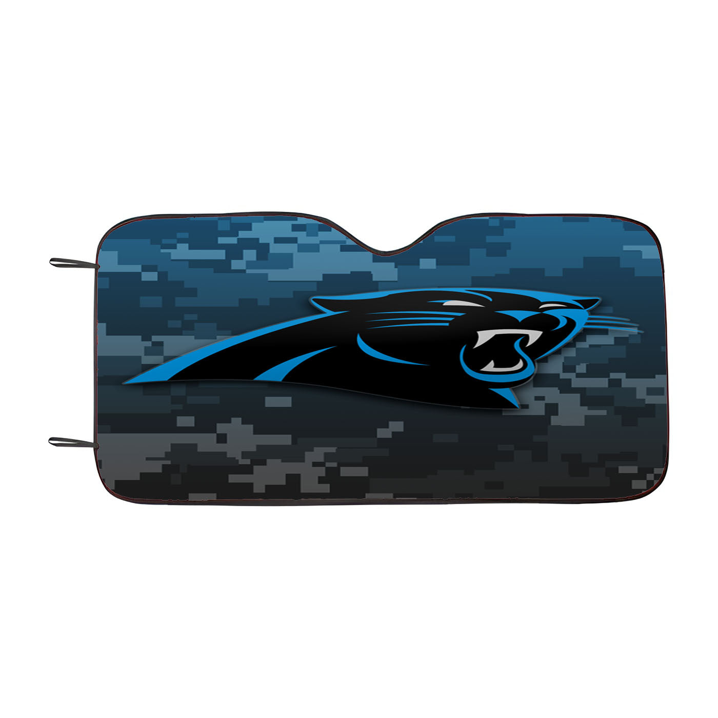 Carolina Panthers Logo Camo Car Auto Sun Shade Windshield Cover