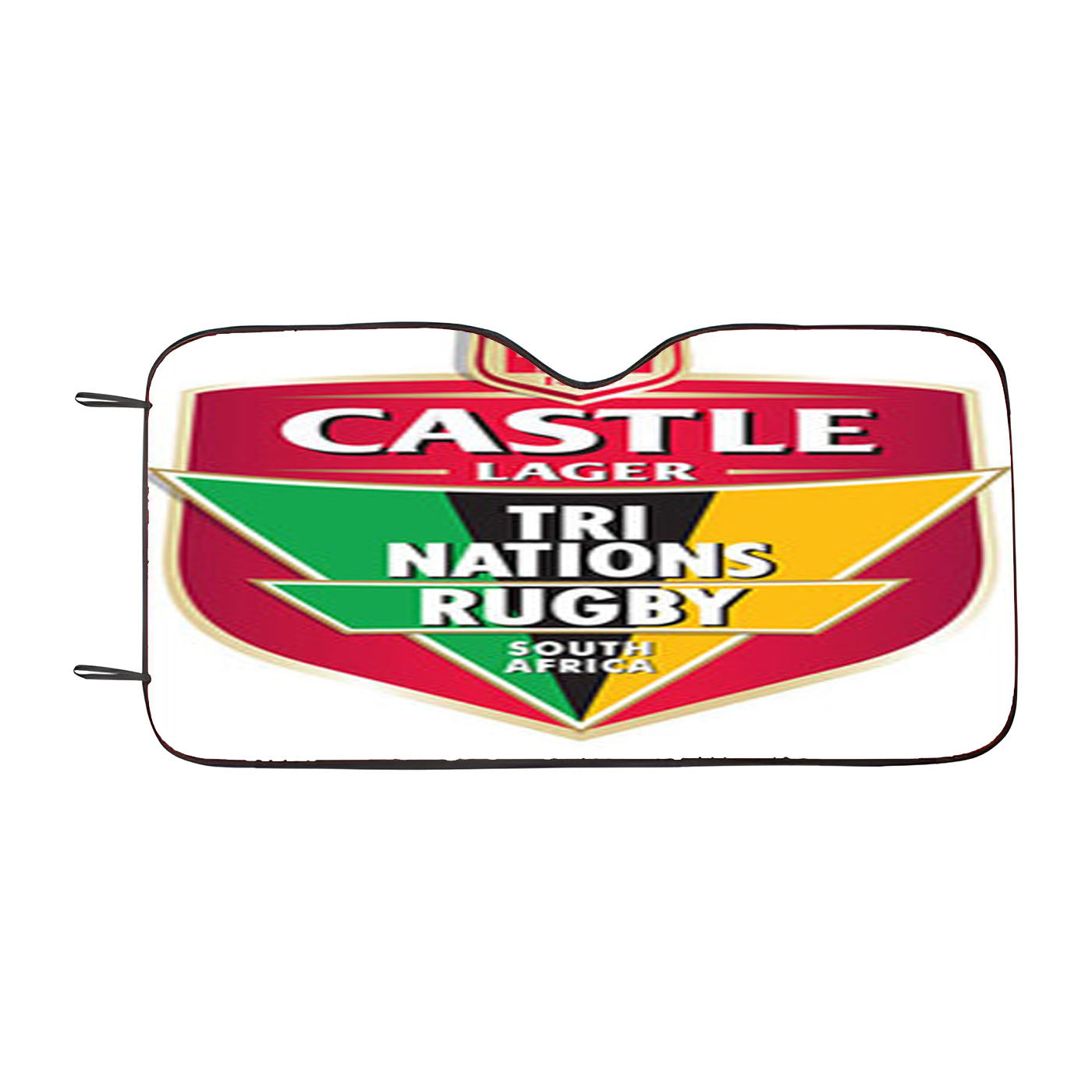 Castle Lager Tri Nations Rugby Logo Car Auto Sun Shade Windshield Cover