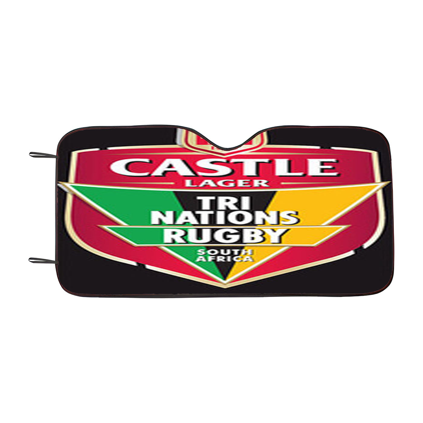 Castle Lager Tri Nations Rugby Logo Grey Car Auto Sun Shade Windshield Cover