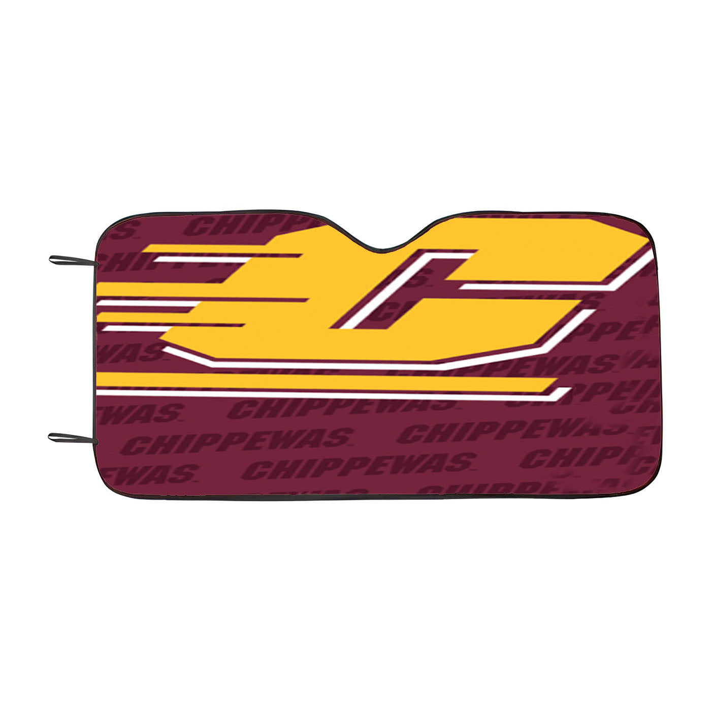 Central Michigan University Car Auto Sun Shade Windshield Cover