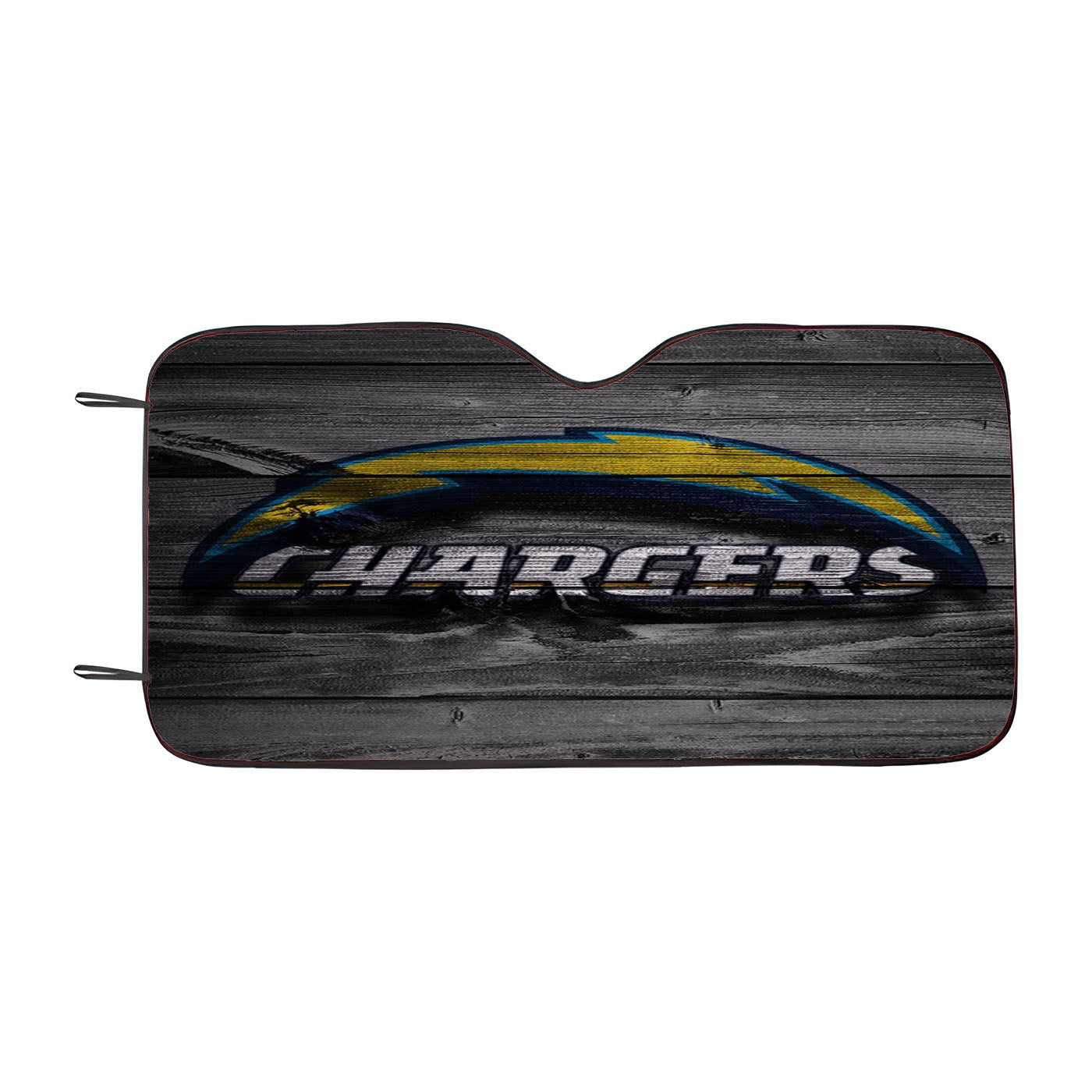 Chargers Los Angeles Logo Dark Wood Wallpaper Car Auto Sun Shade Windshield Cover