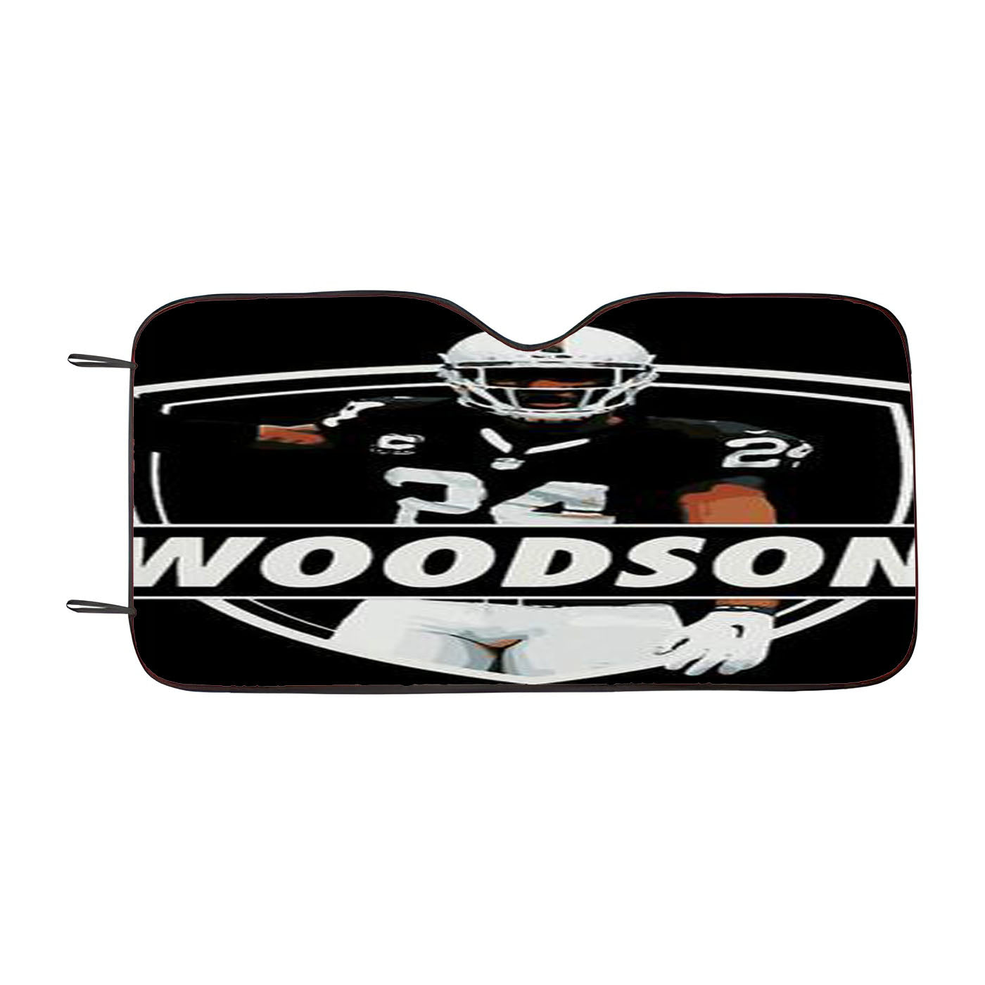 Charles Woodson Oakland Raiders Car Auto Sun Shade Windshield Cover
