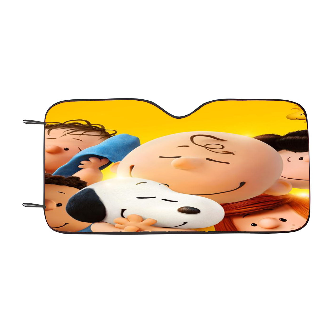 Charlie Brown And Snoopy Hugs The Peanuts Movie Poster Car Auto Sun Shade Windshield Cover