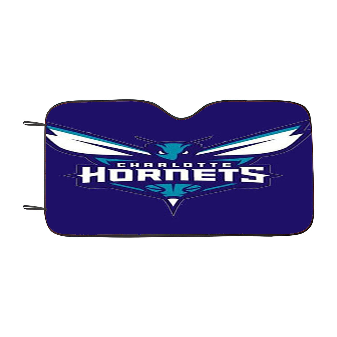 Charlotte Hornets Blue 2 Car Auto Sun Shade Windshield Cover