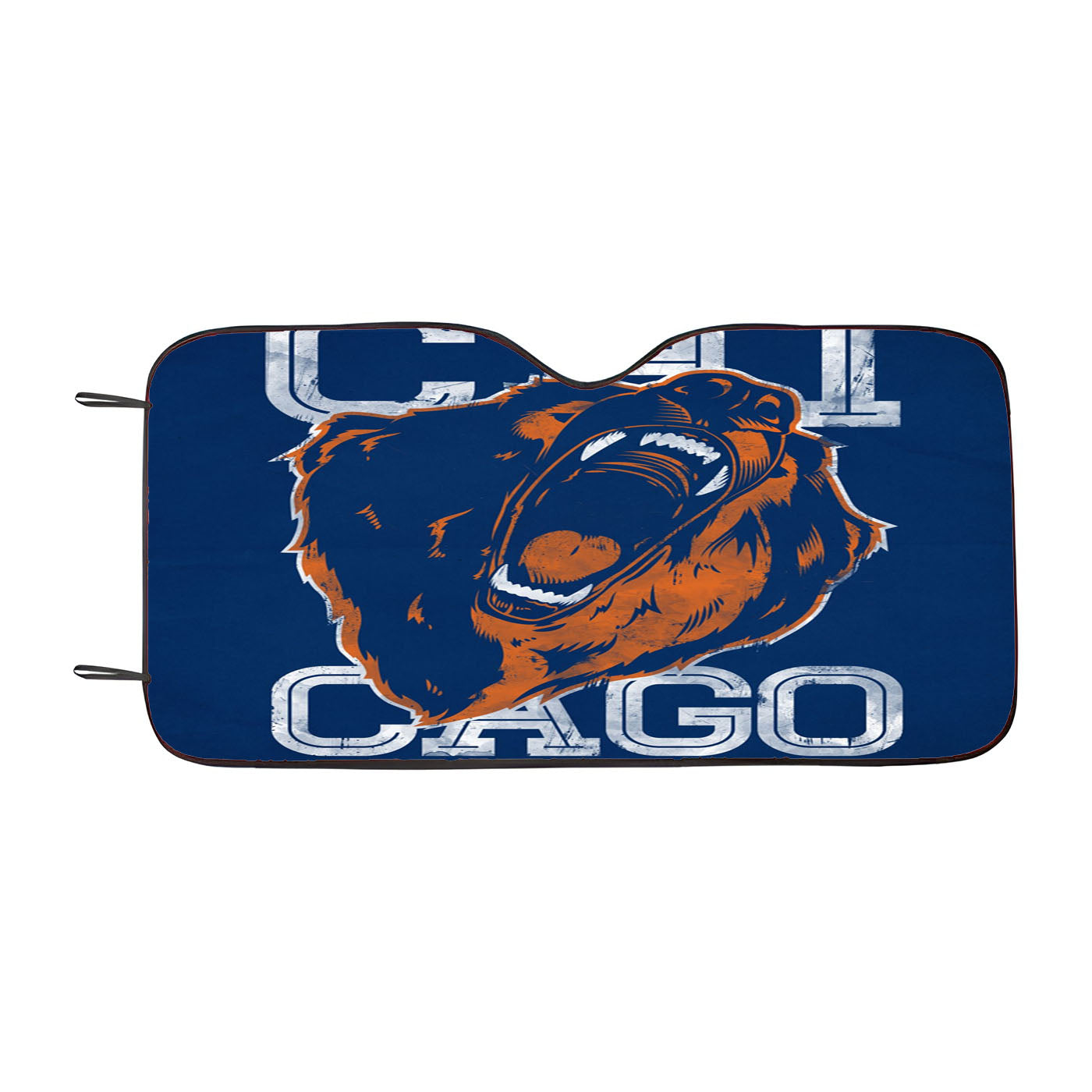 Chicago Anger Car Auto Sun Shade Windshield Cover