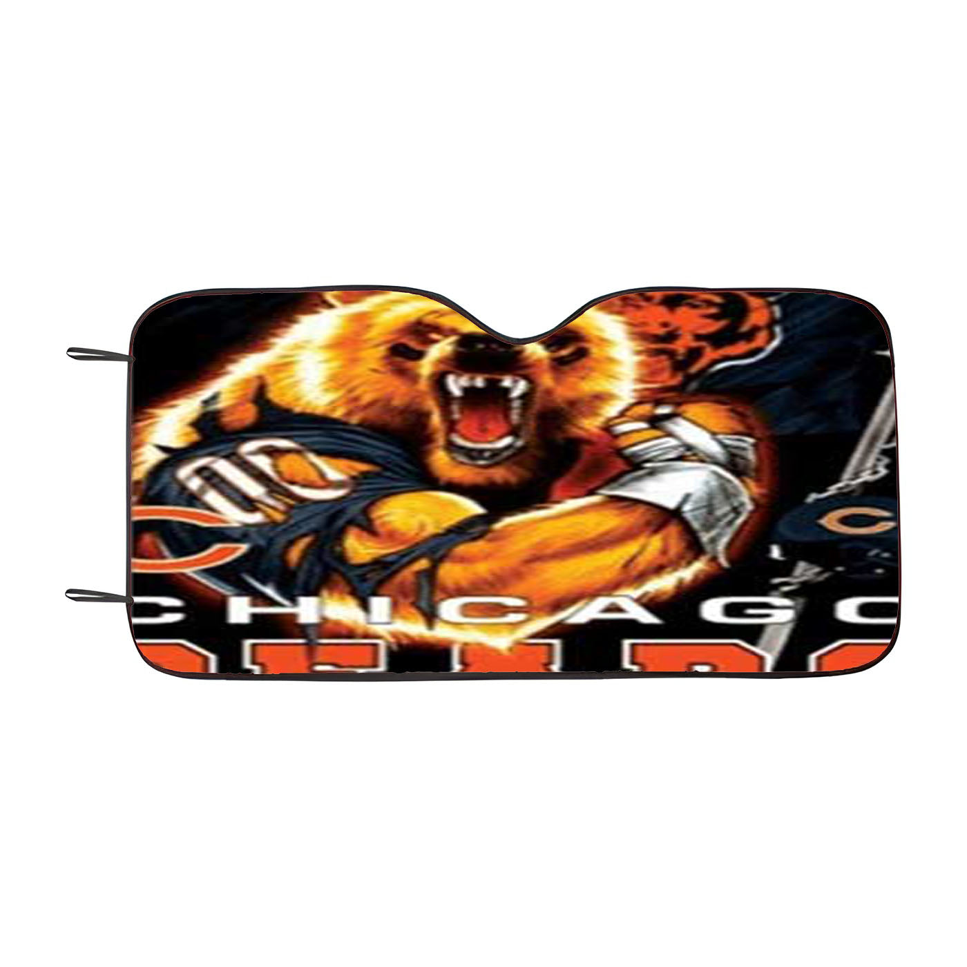 Chicago Bears Grrr Car Auto Sun Shade Windshield Cover