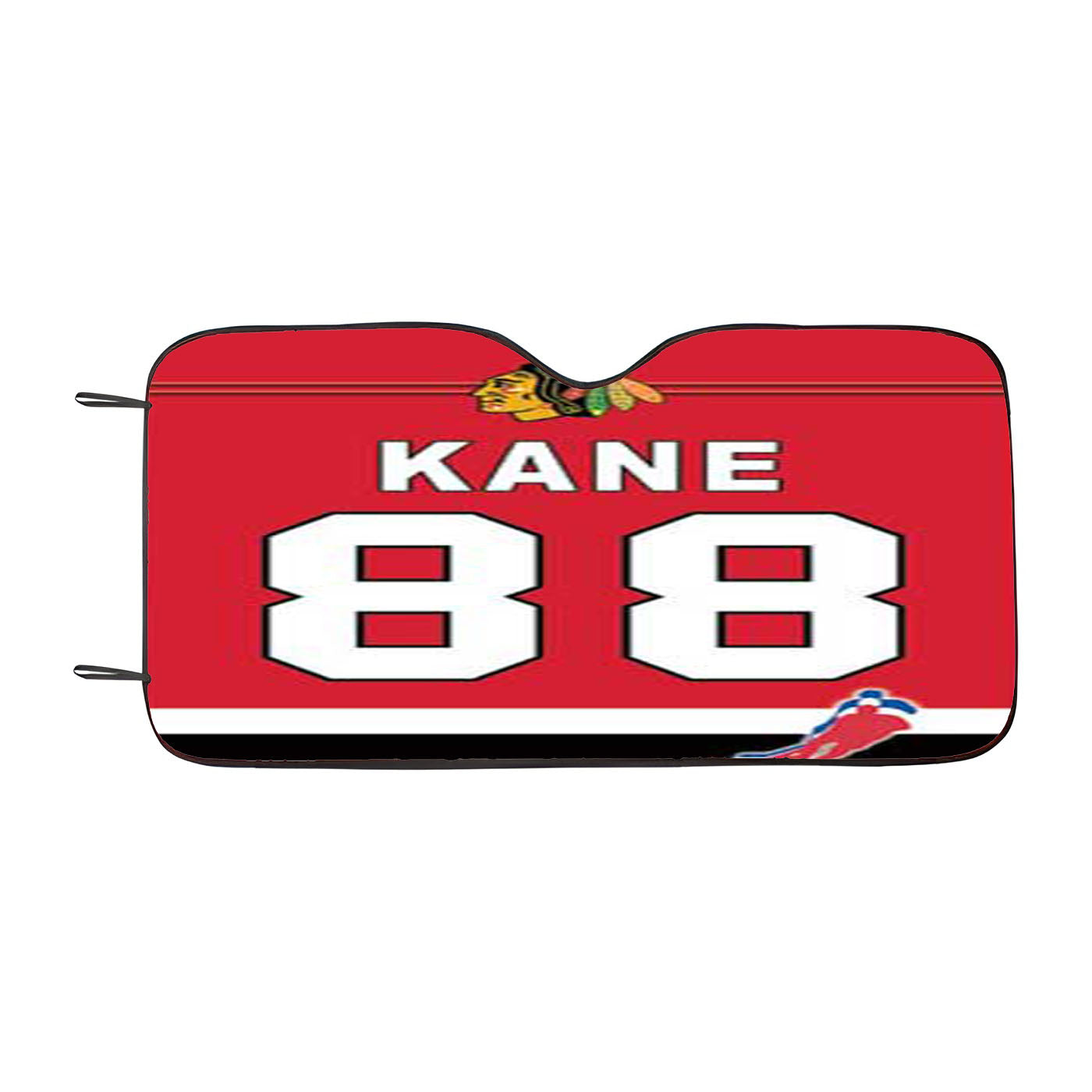 Chicago Blackhawks Kane Jersey Car Auto Sun Shade Windshield Cover