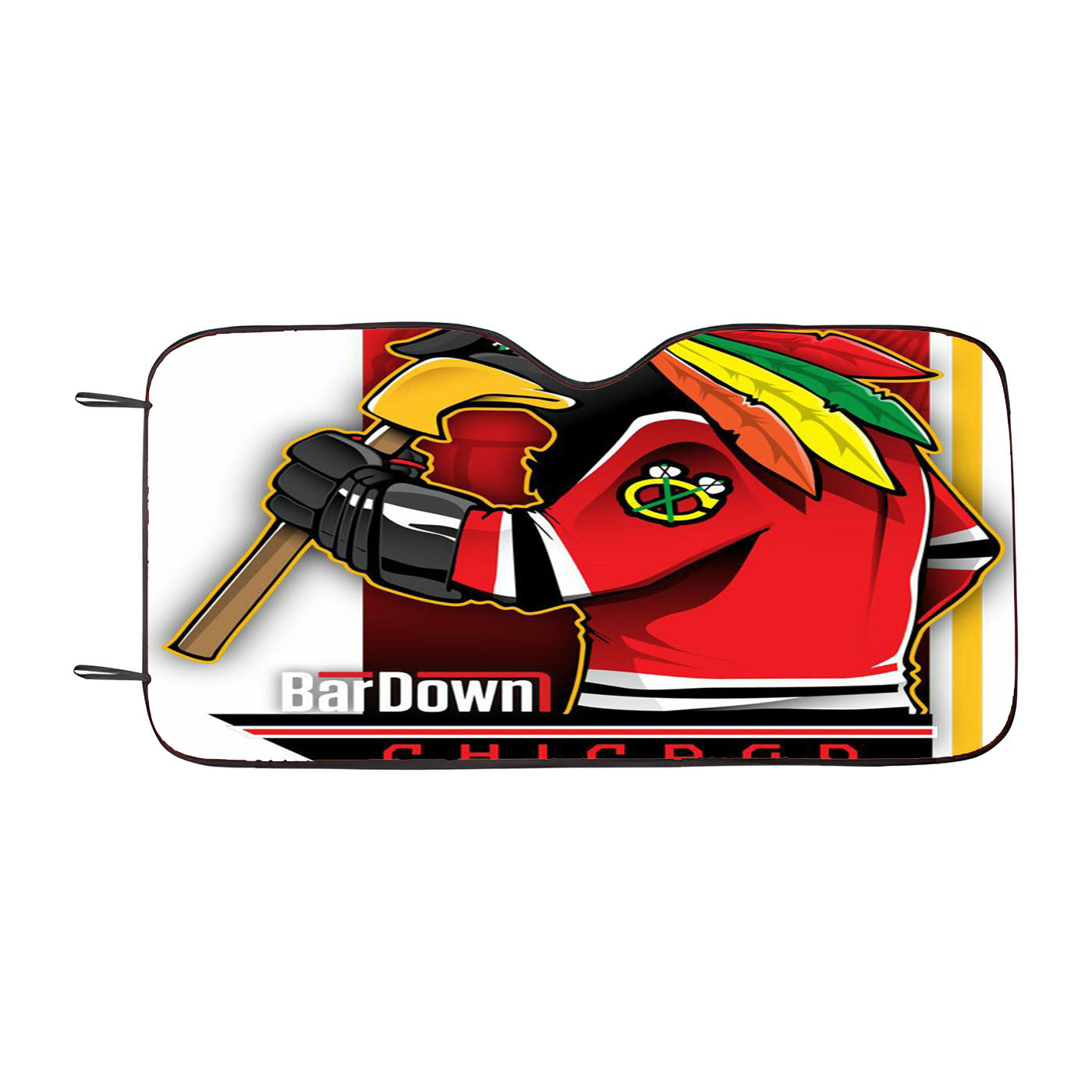 Chicago Blackhawks Nhl Hockey Car Auto Sun Shade Windshield Cover