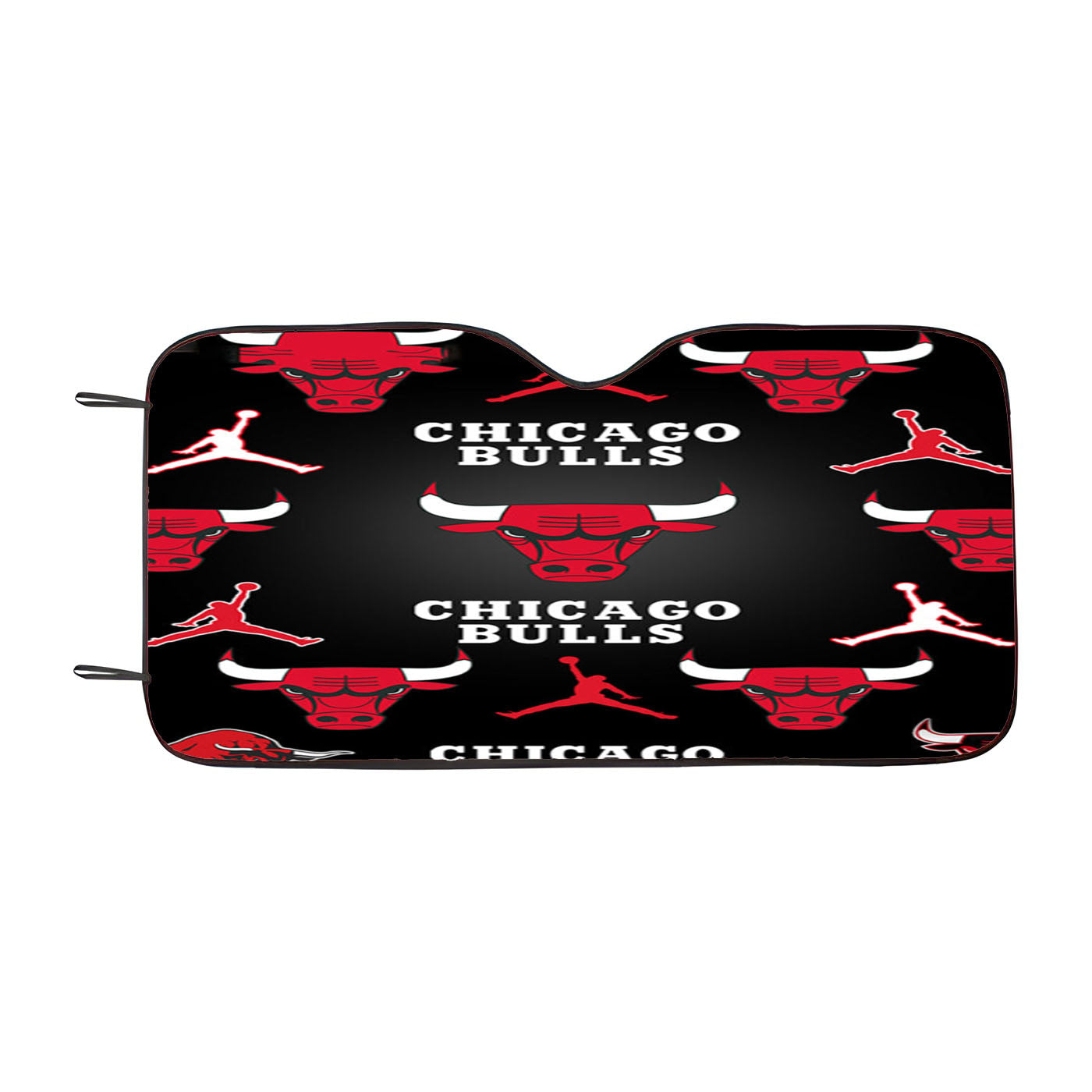 Chicago Bulls Basketball Symbols Car Auto Sun Shade Windshield Cover