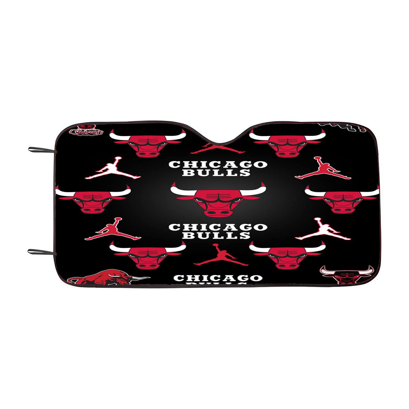 Chicago Bulls Collage Car Auto Sun Shade Windshield Cover