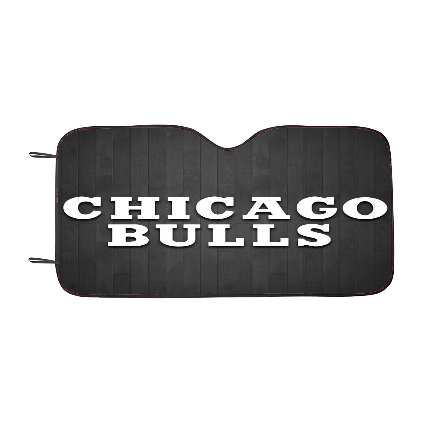 Chicago Bulls Hardwood Car Auto Sun Shade Windshield Cover