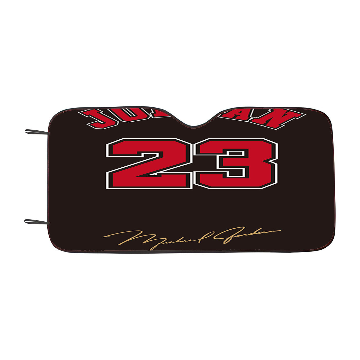 Chicago Bulls Jordan Black Car Auto Sun Shade Windshield Cover