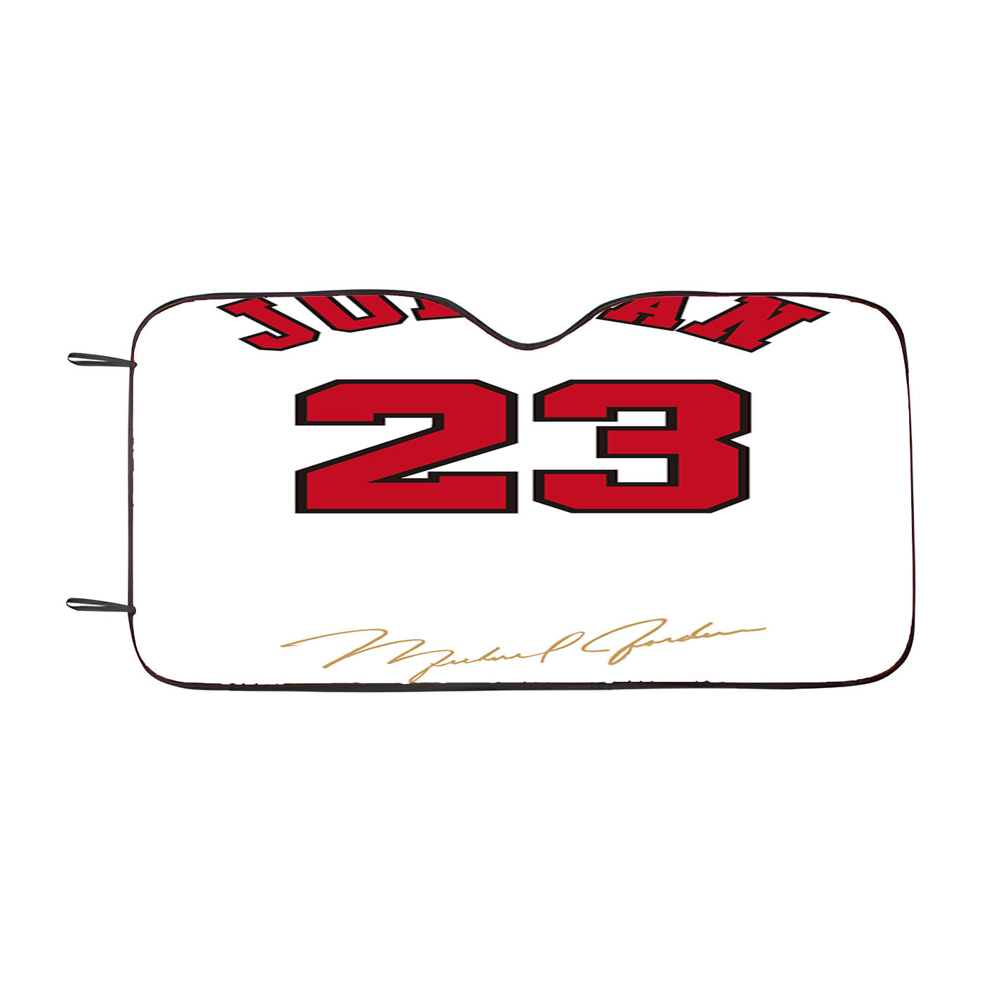 Chicago Bulls Jordan White Car Auto Sun Shade Windshield Cover
