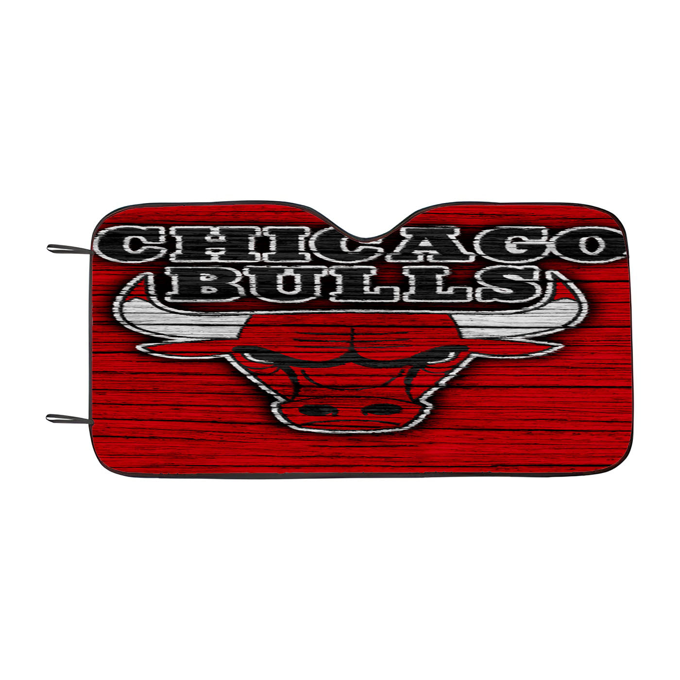 Chicago Bulls Logo Red Car Auto Sun Shade Windshield Cover