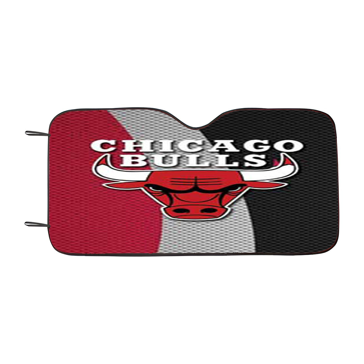 Chicago Bulls Texture Logo Car Auto Sun Shade Windshield Cover