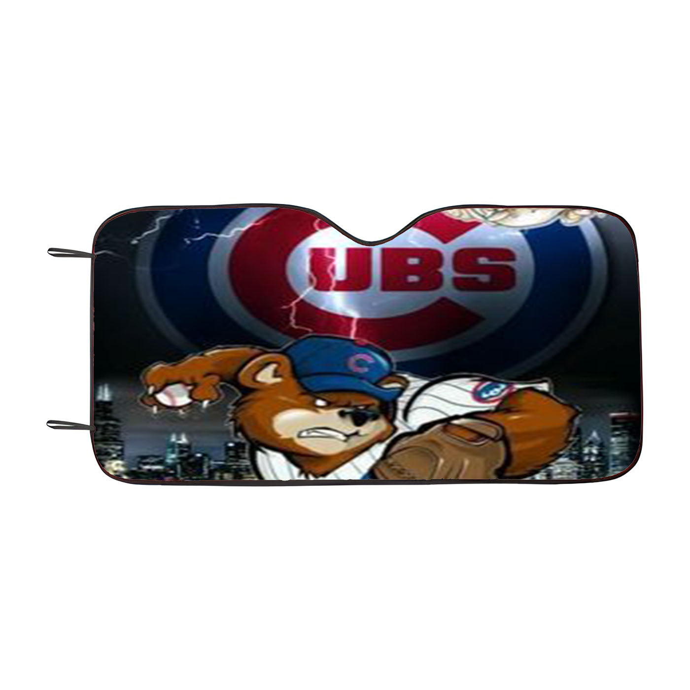 Chicago Cubs 3 Car Auto Sun Shade Windshield Cover