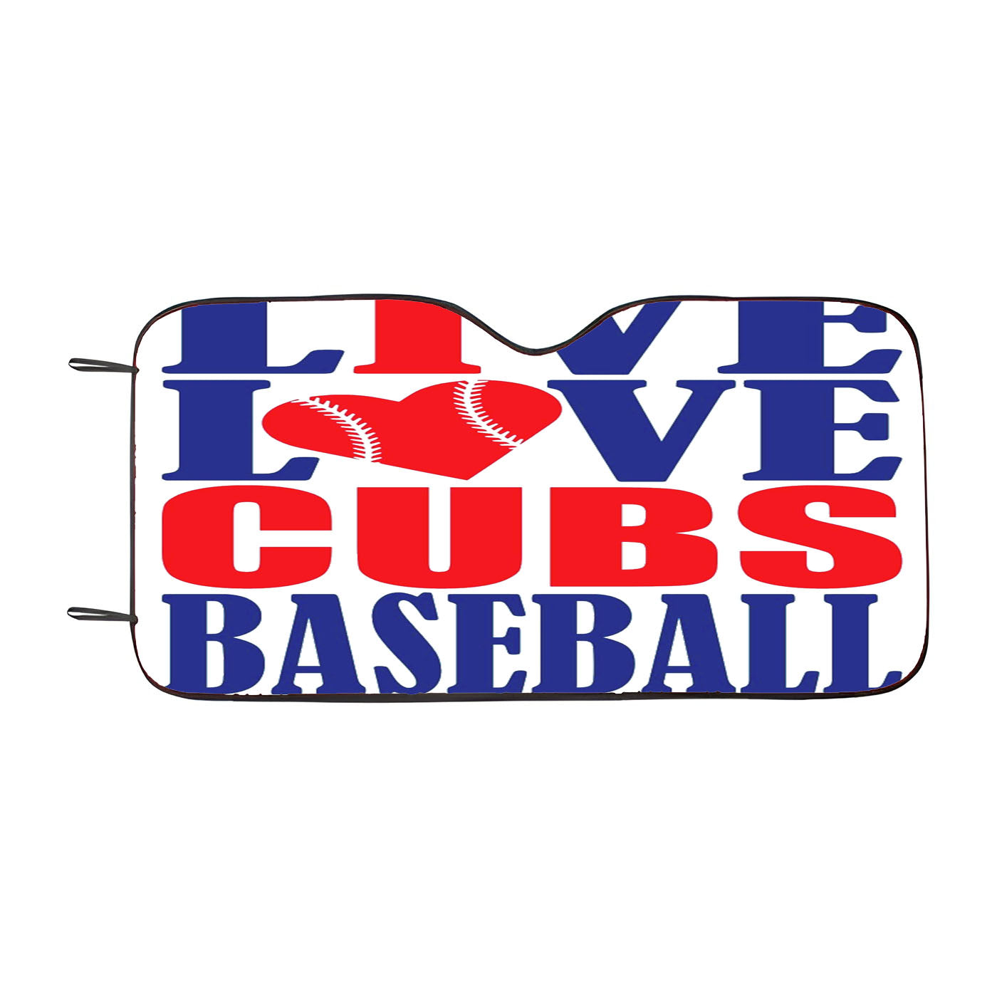 Chicago Cubs Baseball Quotes Car Auto Sun Shade Windshield Cover