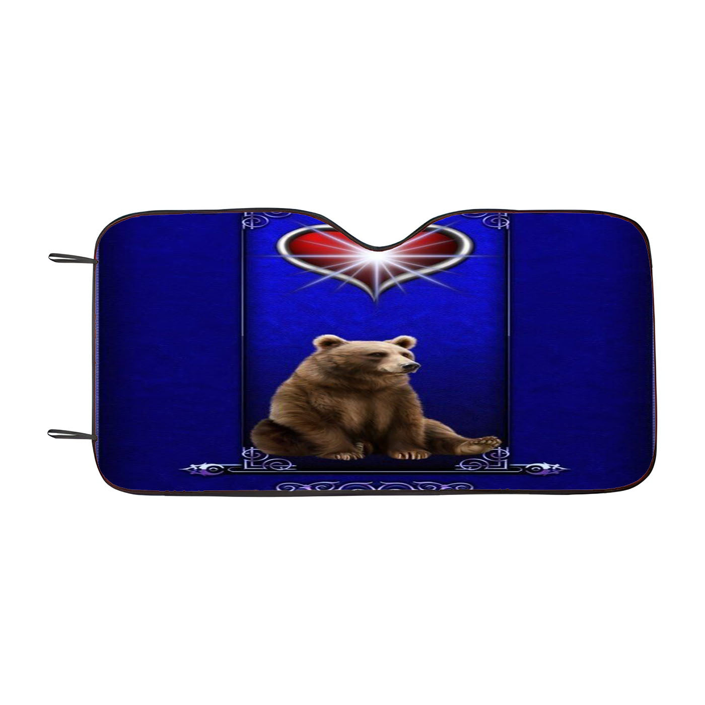 Chicago Cubs Bear Lord Car Auto Sun Shade Windshield Cover
