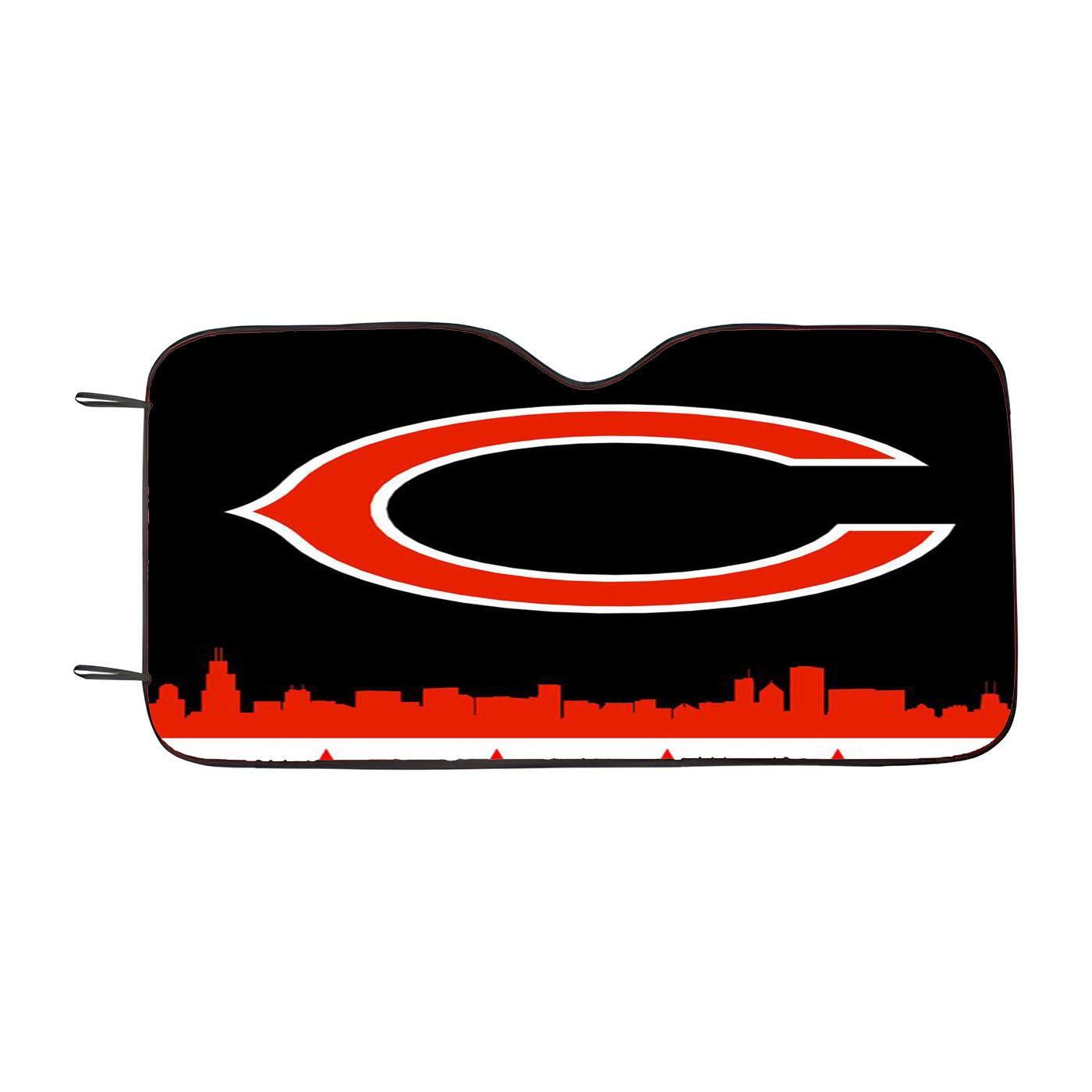Chicago Cubs Black Car Auto Sun Shade Windshield Cover