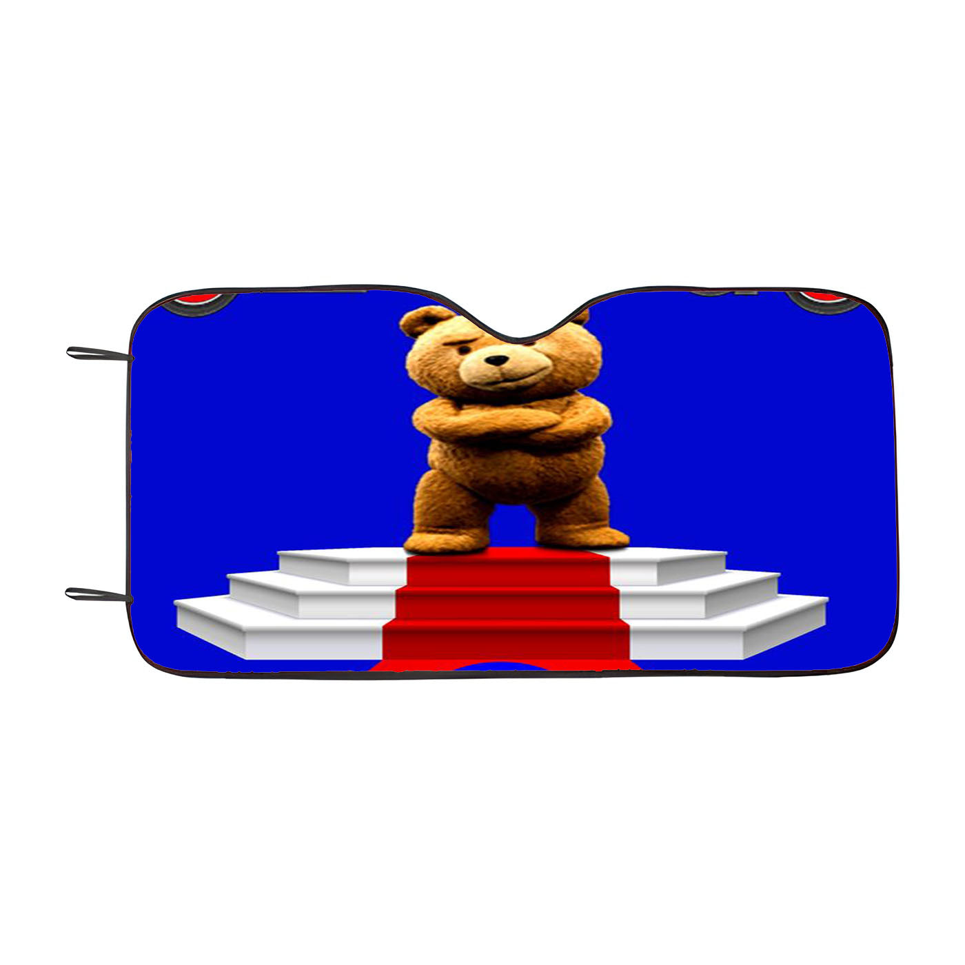 Chicago Cubs Blue Bear Car Auto Sun Shade Windshield Cover