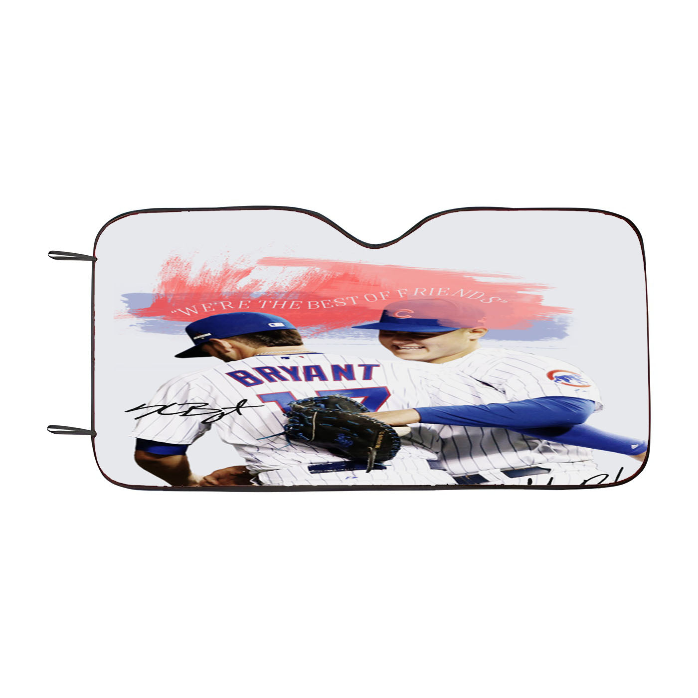 Chicago Cubs Bryant And Rizzo Car Auto Sun Shade Windshield Cover