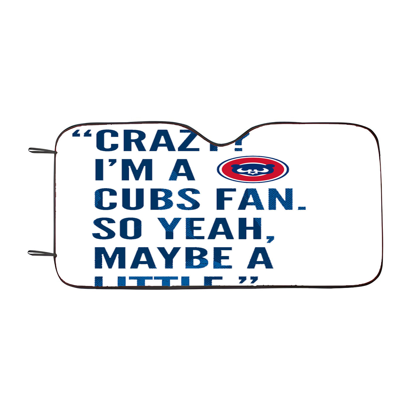 Chicago Cubs Fan Quotes Car Auto Sun Shade Windshield Cover