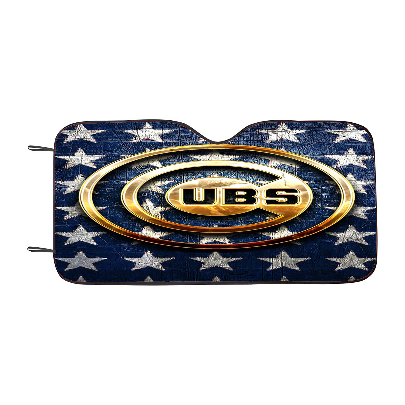 Chicago Cubs Golden Logo Usa Car Auto Sun Shade Windshield Cover