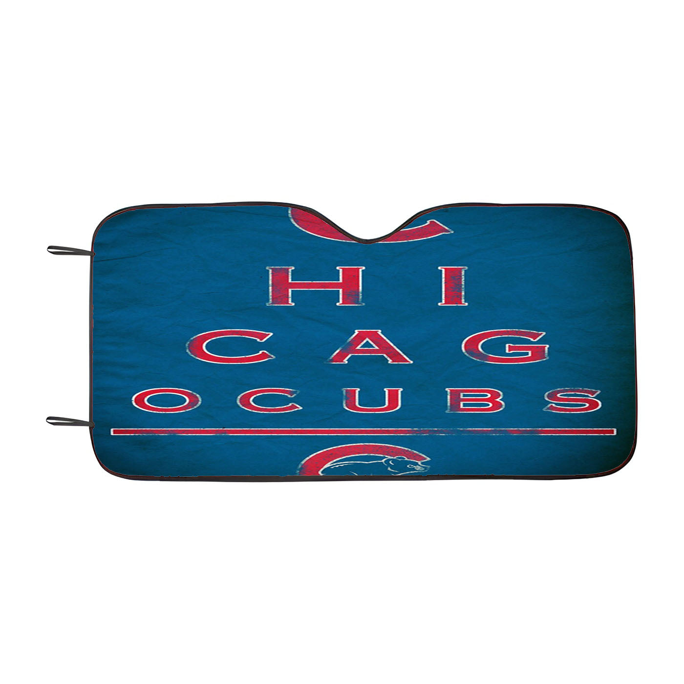 Chicago Cubs Mlb Blue Wallpaper Minimalist Car Auto Sun Shade Windshield Cover